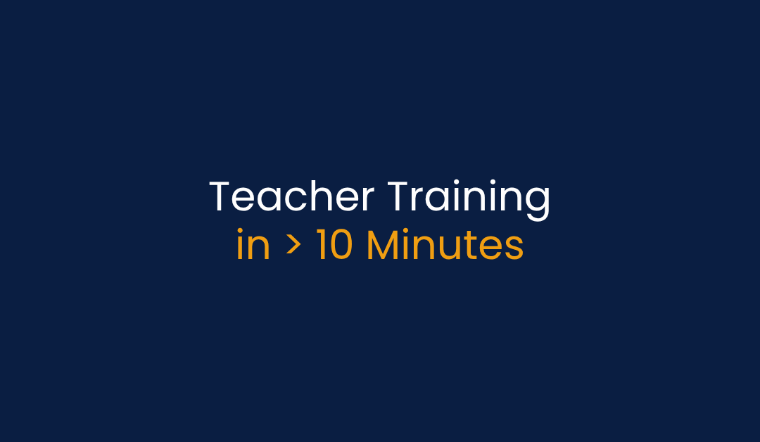 Teacher Training